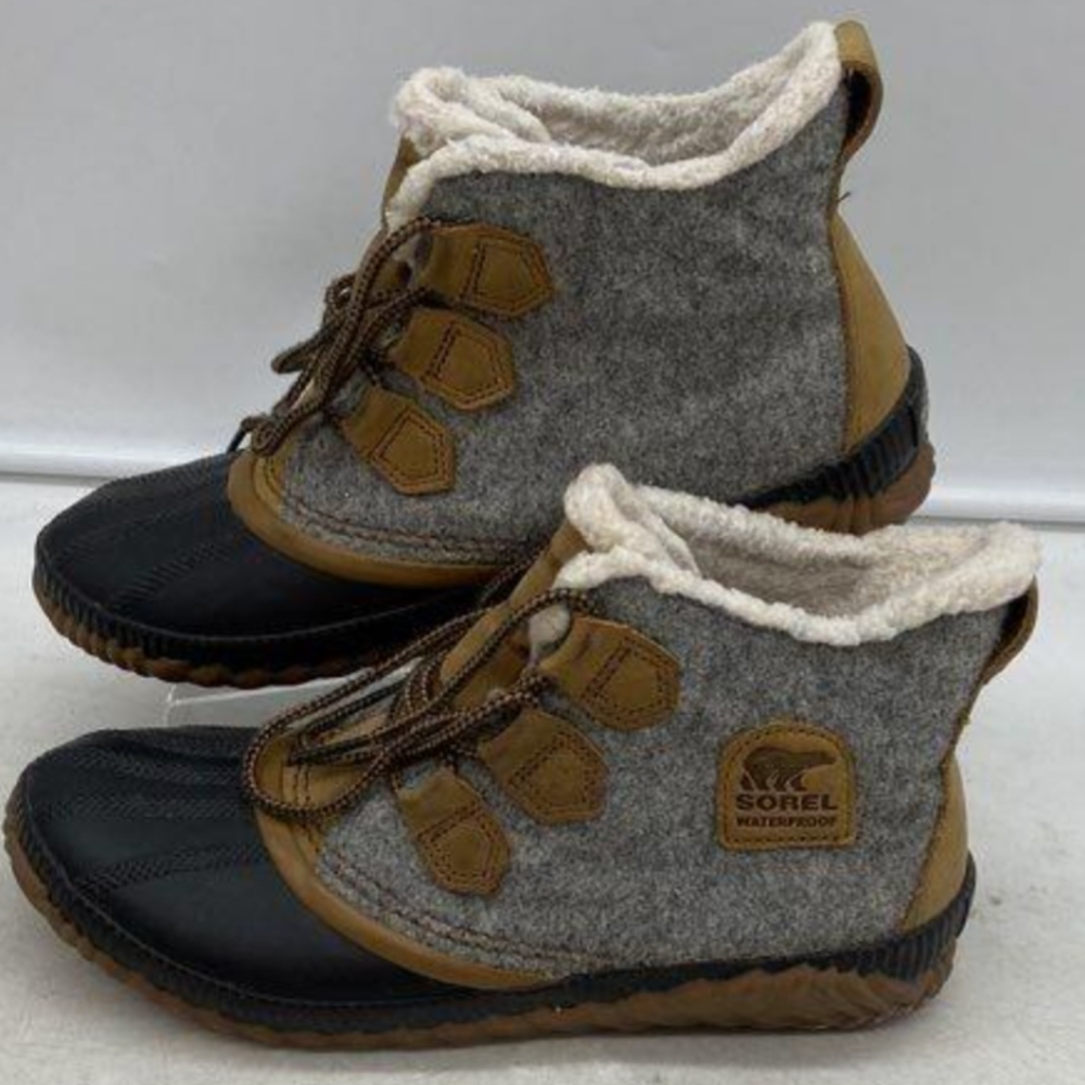 Sorel Out N About Plus Felt Waterproof Boots Size 8 Used Exc MSRP $120 - Picture 4 of 7